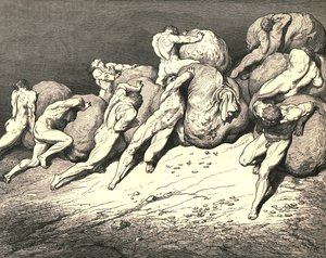 ليس كل الذهب ، الموجود تحت القمر أو الذي كان موجودًا ، c1890. بواسطة غوستاف دور