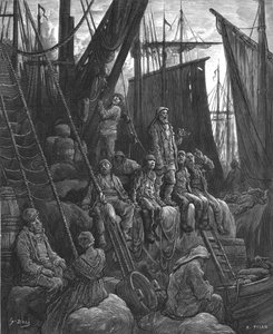 "Off Billingsgate" ، ١٨٧٢. بواسطة غوستاف دور