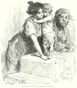 شعب الأوامر السفلى، إشبيلية (نقش) بواسطة غوستاف دور