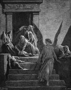 سبع طاعون مصر 1866 بواسطة غوستاف دور
