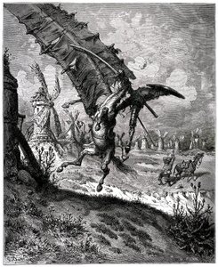 Ingenious Hidalgo Don Quixote of the Channel by Miguel de Cervantes بواسطة غوستاف دور