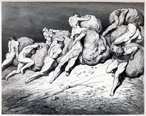المكتنزون والمبذرون ، 1857. بواسطة غوستاف دور