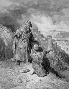 تخلى آخر الملوك العرب عن غرناطة بعد حصار الكاثوليك عام 1492. نقش لغوستاف دوريه بواسطة غوستاف دور