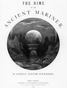 صفحة العنوان من "The Rime of the Ancient Mariner" بقلم ST Coleridge ، نشرها Harper und Brothers ، نيويورك ، 1876 (نقش الخشب) بواسطة غوستاف دور