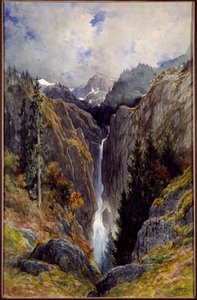 شلال حفرة الجحيم في وادي ليس. لوحة لغوستاف دوري (1832-1883) بواسطة غوستاف دور