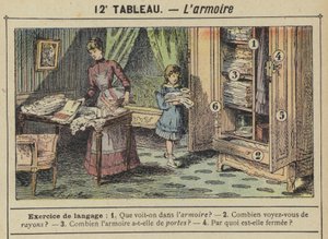L'armoire (لون ليثو) بواسطة غوستاف فرايبونت