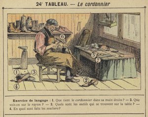 صانع الأحذية (لون ليثو) بواسطة غوستاف فرايبونت