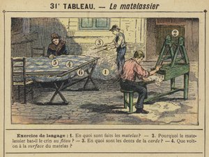 matelassier (لون ليثو) بواسطة غوستاف فرايبونت