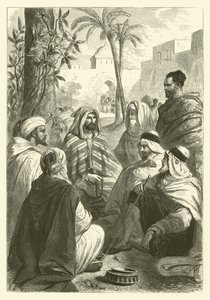 القاص العربي (نقش) بواسطة جوستاف جانيت