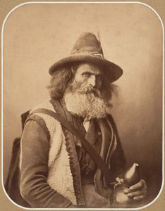 [موسيقي شوارع إيطالي] ، كاليفورنيا. 1856. بواسطة غوستاف ليجراي