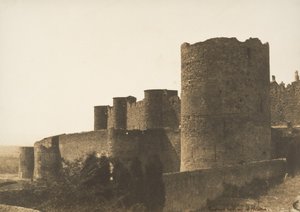 أسوار كاركاسون 1851. بواسطة غوستاف ليجراي