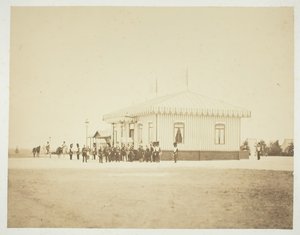 بدون عنوان [الضباط وكبار الشخصيات] ، 1857. بواسطة غوستاف ليجراي