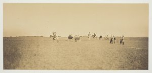 بدون عنوان [زوار يشاهدون مناورات عسكرية] ، 1857. بواسطة غوستاف ليجراي