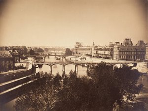 [منظر لنهر السين ، باريس] ، 1857. بواسطة غوستاف ليجراي