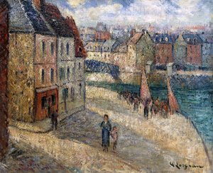 رصيف في دييب ، بواسطة جوستاف لويسو