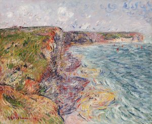 المراكب الشراعية بالقرب من Cliffs ، Yport ؛ المراكب الشراعية بالقرب من Cliffs ، Yport ، 1924