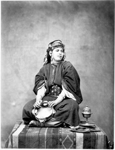 Harem Slave ، الجزائر ، 1859 (طبعة زلال من السلبية الرطبة)