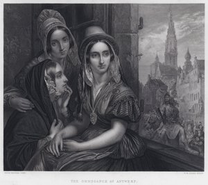 The Ommeganck at Antwerp (نقش)