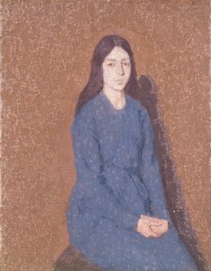 "فتاة في ثوب أزرق" ، 1900-1935 بواسطة جويندولين ماري جون