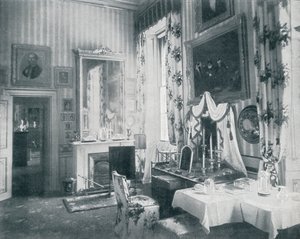 غرفة خلع الملابس كوينز في قلعة وندسور ، c1899 ، 1901 بواسطة HN King