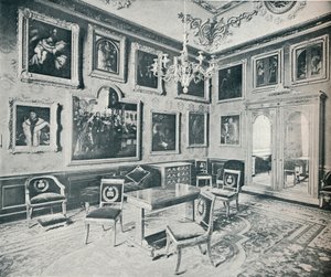 غرفة خلع الملابس في قلعة وندسور ، c1899 ، 1901 بواسطة HN King