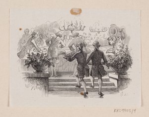 رسم توضيحي لـ "الألعاب النارية" في HC Andersen ، "Fairy Tales and Stories" ، المجلد 1 بواسطة إدوارد كريتزشمار