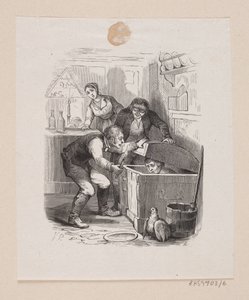 رسم توضيحي لـ "Little Claus and Big Claus" في HC Andersen ، "Eventyr og Histories" ، المجلد 1 بواسطة إدوارد كريتزشمار