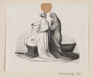 رسم توضيحي لـ "Lykkens Kalosker" في HC Andersen ، "Fairy Tales and Stories" ، المجلد 1 بواسطة إدوارد كريتزشمار