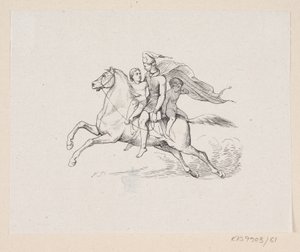 رسم توضيحي لـ "Ole Lukøie" في HC Andersen ، "Fairy Tales and Stories" ، المجلد 1 بواسطة إدوارد كريتزشمار