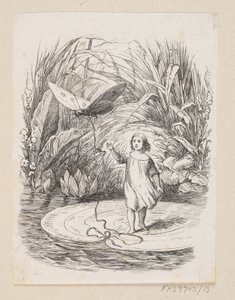 رسم توضيحي لـ "Tommelise" في HC Andersen ، "Fairy Tales and Stories" ، المجلد 1 بواسطة إدوارد كريتزشمار