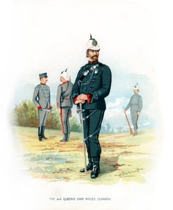 الملكة الثانية تمتلك بنادق كندا ، c1890.