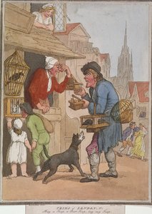 "Buy a Trap، a Rat Trap، Buy My Trap" ، اللوحة الأولى من صرخات لندن ، 1799