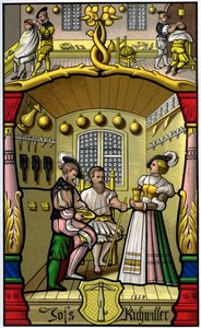 الحلاق و wigmaker ، القرن السادس عشر 1849.
