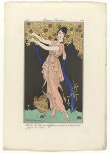 Journal des Dames et des Modes، Costumes Parisiens، 1914، No. 149: Ball gown (...) بواسطة H. روبرت دامي