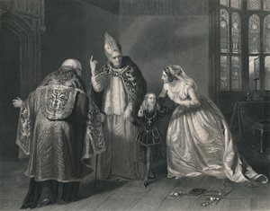 الملكة اليزابيث ودوق يورك. الملك ريتشارد الثالث ، c1870