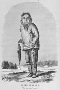 Anvik Stareek أو "One More Leaf of Tobacco" ، من "Alaska and its Resources" ، بقلم ويليام إتش دال ، منقوش بواسطة جون أندرو ، حانة. 1870