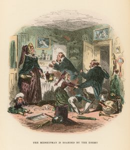 رسم توضيحي لـ Dombey and Son بواسطة هابلوت نايت براون
