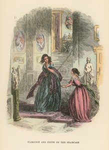 رسم توضيحي لـ Dombey and Son بواسطة هابلوت نايت براون