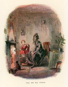 رسم توضيحي لـ Dombey and Son بواسطة هابلوت نايت براون