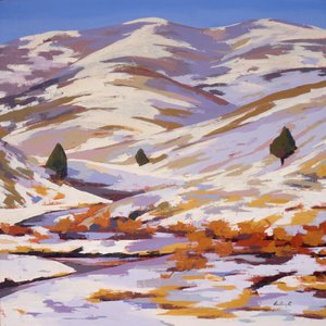 لحن مارس، حوالي عام 2025 (زيت على قماش)