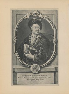صورة لعالم الطبيعة وعالم النبات والجغرافي يوهان جورج جملين 1709-1755 ، منتصف القرن الثامن عشر. بواسطة حيد