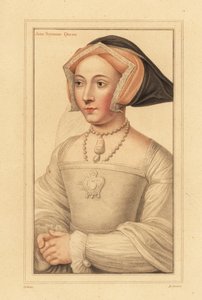 جين سيمور ، ملكة إنجلترا ، الزوجة الثالثة للملك هنري الثامن ، 1812 (نقش) بواسطة هانز (بعد) هولبين الأصغر