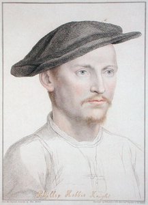 فيليب هوبي نقش بقلم فرانشيسكو بارتولوزي (1727-1815) 1796 (نقش) بواسطة هانز (بعد) هولبين الأصغر