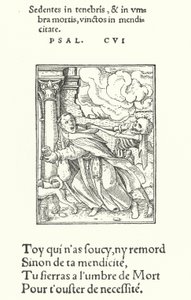 The Mendicant Friar, or Monk (engraving) بواسطة هانز (بعد) هولبين الأصغر