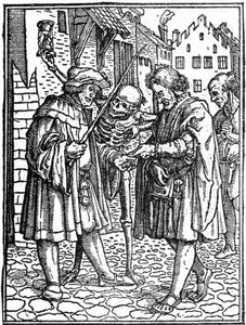 الموت الوهمي لهانس هولباين الأصغر (1497-1543): المحامي (نقش) بواسطة هانز (بعد) هولبين الأصغر