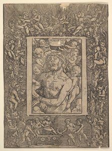 Ecce Homo مع حدود الزينة تظهر انتصار باخوس ، 1511. بواسطة هانز بالدونج