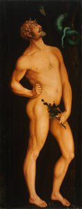 Adam - Peinture de Hans Baldung (1484-1545) - 1525-1526 - زيت على خشب - 208،5x83،5 - Szepmuveszeti Muzeum ، بودابست بواسطة هانز بالدونج جرين