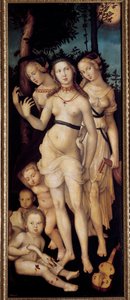 الوئام أم النعم الثلاث. لوحة لجرين هانز بالدونغ (1484-1545) إي سي. الجميع. بواسطة هانز بالدونج جرين