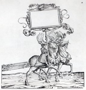 مشهد من موكب النصر في ماكسيميليان ، c.1516-18 (نقش خشبي) بواسطة هانز برجكمير