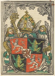 شعار النبالة لأسقف باساو Wigeleus von Fröschel